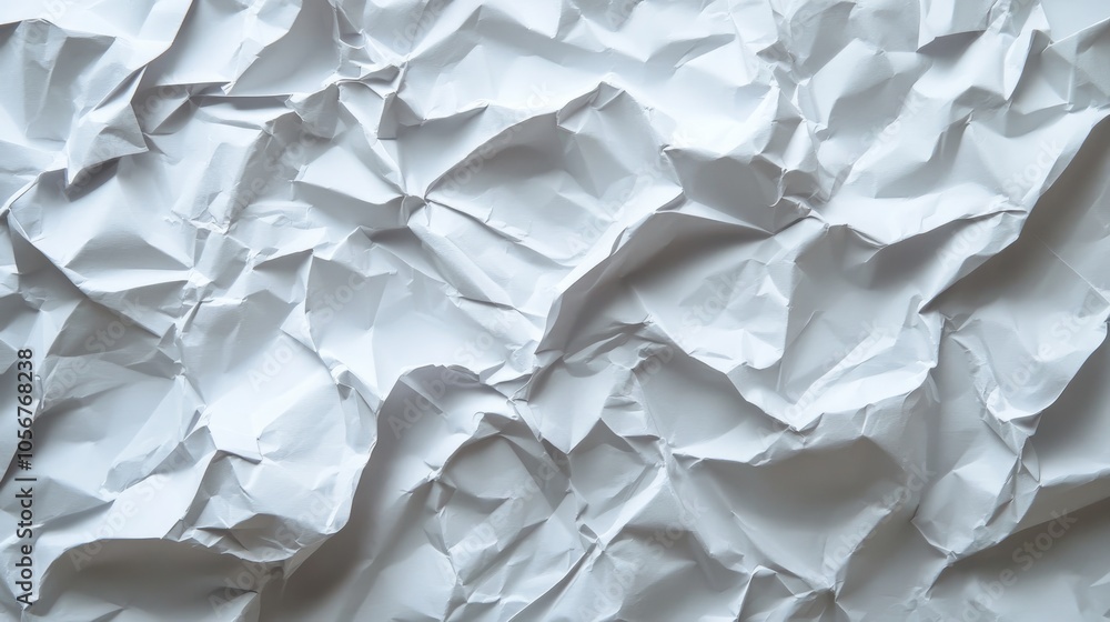 Crumpled paper texture serving as a background Crumpled paper texture serving as a background