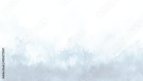 Abstract light blue watercolor background with soft textures.