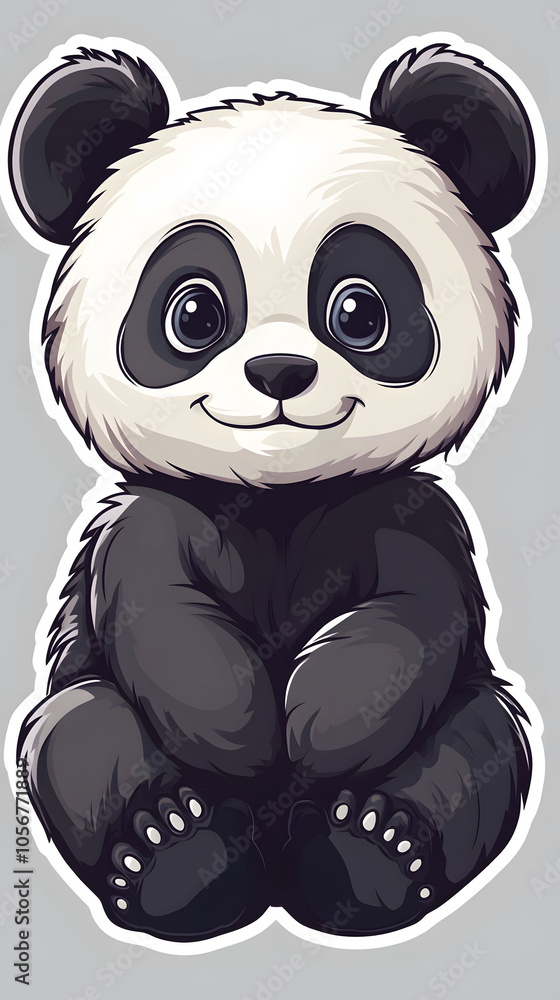Obraz premium Cute panda illustration