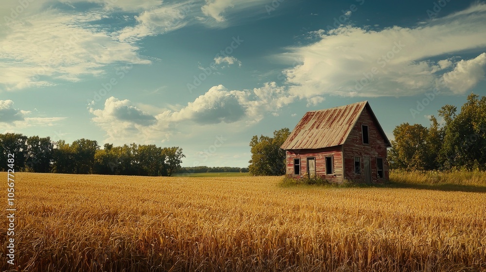 Garden House In The Middle Of A Field Garden House In The Middle Of A Field
