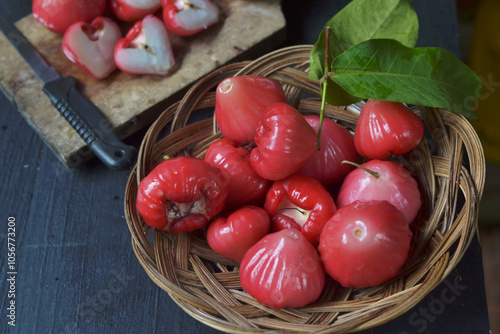 Red guava water photo