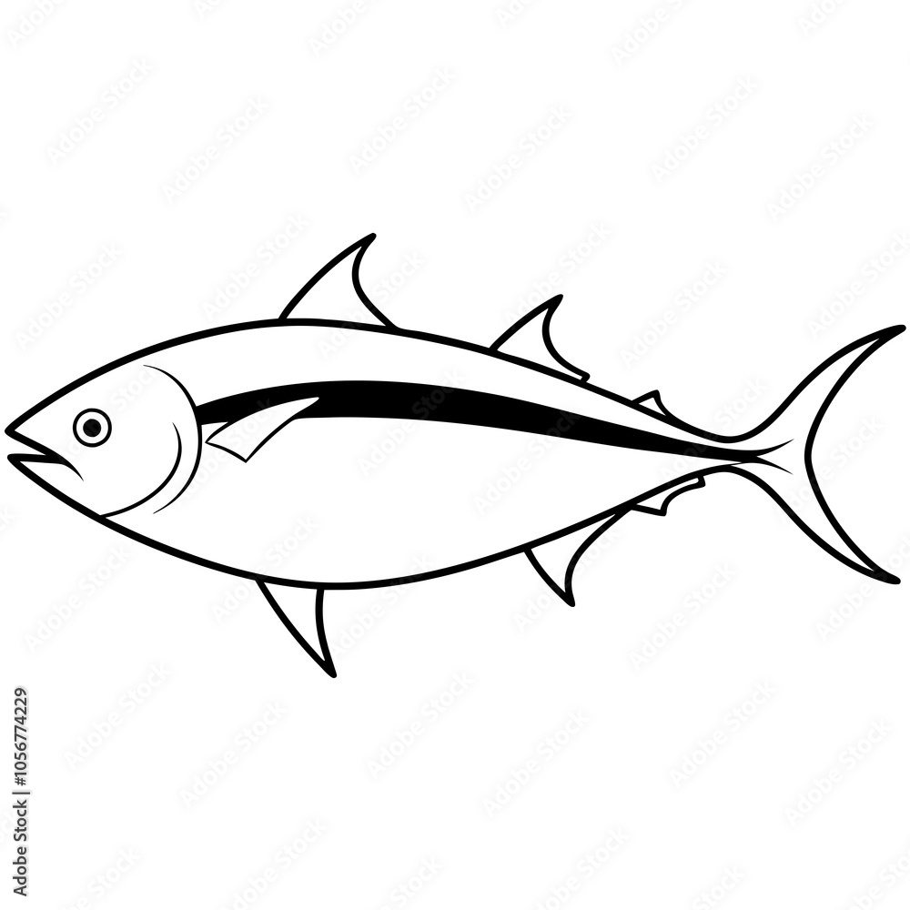 tuna fish isolated on white background tuna fish isolated on white background
