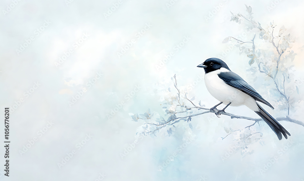 blackbird on a branch-generative ai blackbird on a branch-generative ai