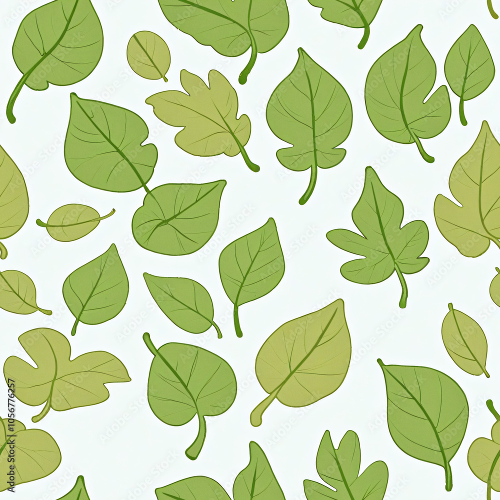 Seamless pattern background leaves Seamless pattern background leaves
