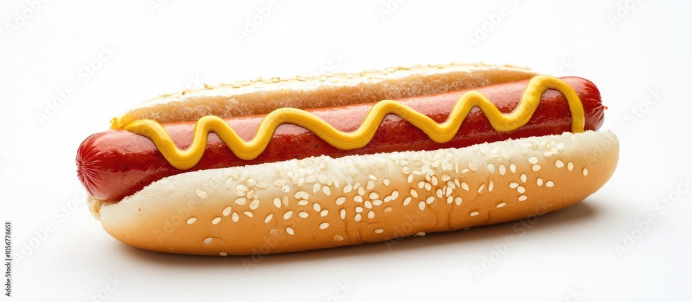 Hot Dog Isolated On White Hot Dog Isolated On White