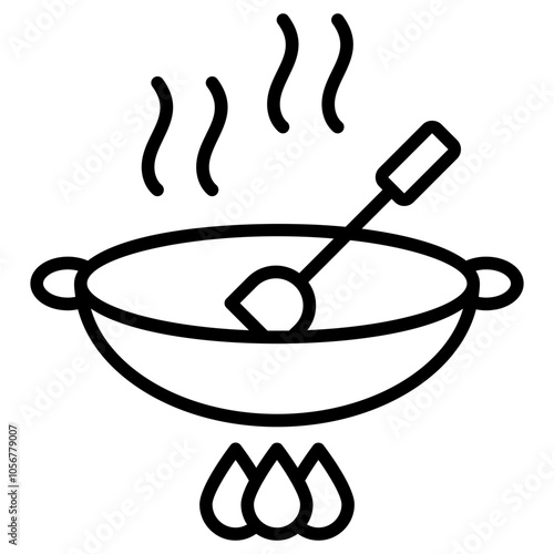 Küche Wok Koch