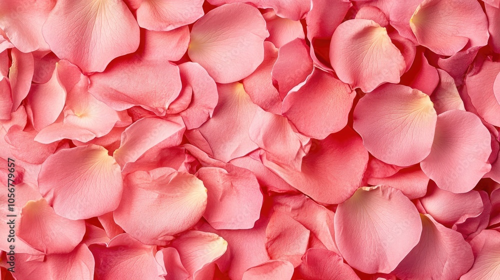 Bird s eye view of delicate pink rose petals Bird s eye view of delicate pink rose petals