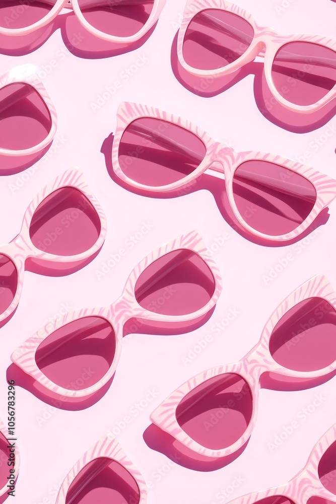Pink Zebra Sunglasses Pattern Pink Zebra Sunglasses Pattern