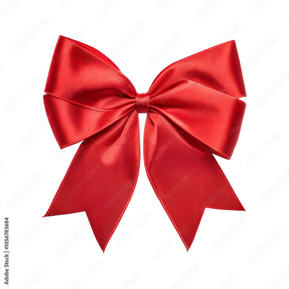 High-Quality Red Bow PNG Isolated on Transparent Background High-Quality Red Bow PNG Isolated on Transparent Background