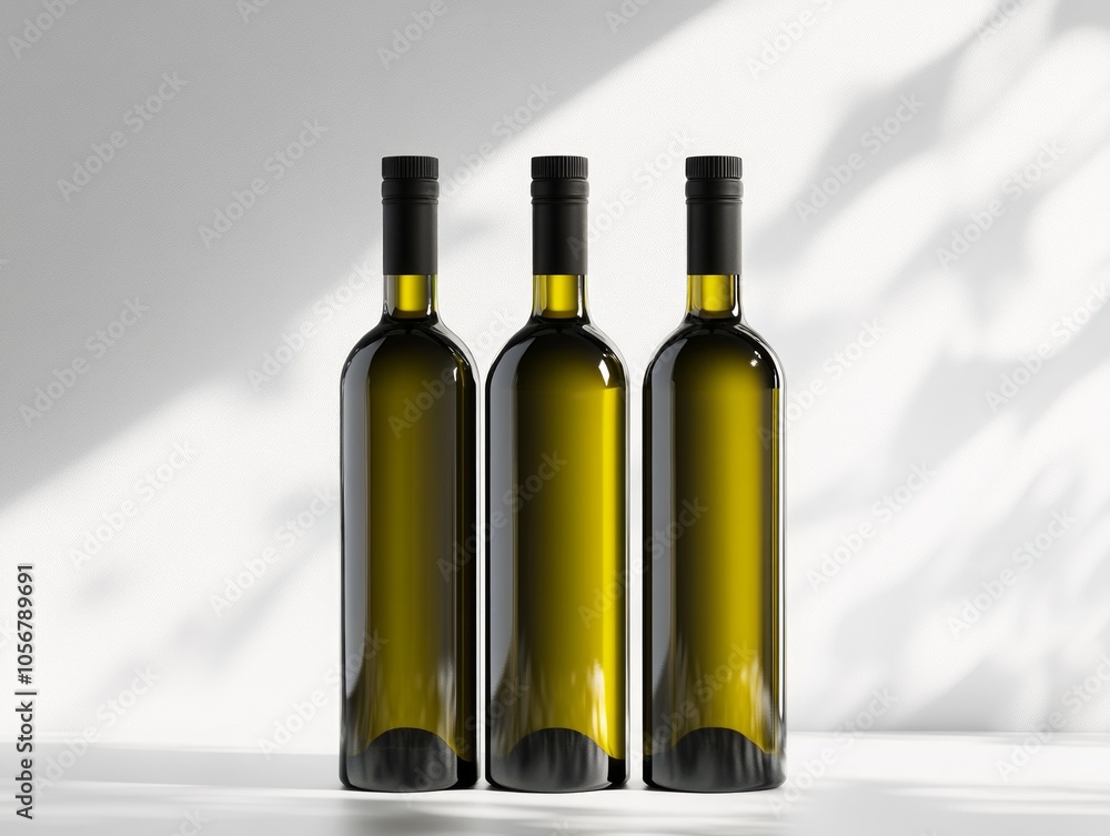 Elegant Wine Bottle Mockup Elegant Wine Bottle Mockup