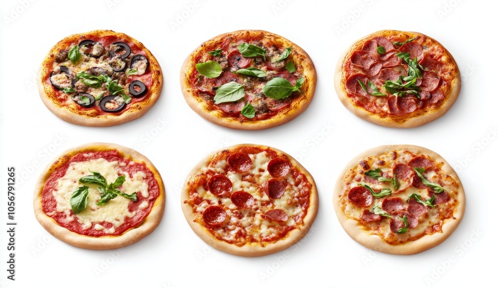 Assorted Delicious Pizzas Assorted Delicious Pizzas