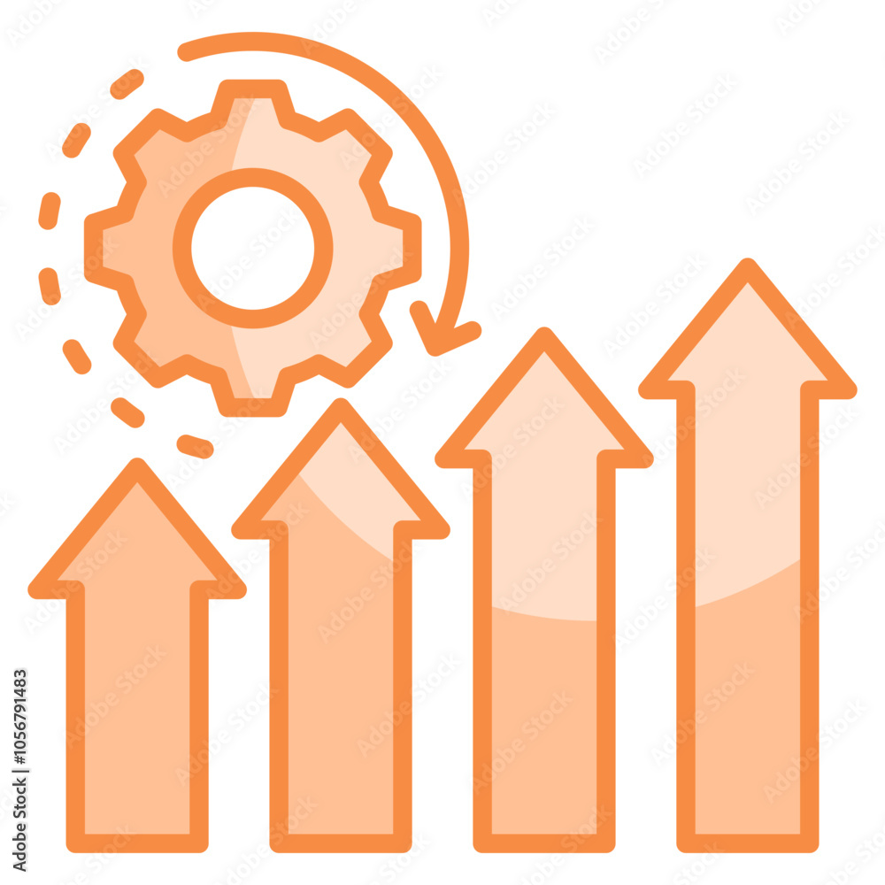 Process Optimization Icon Element For Design Process Optimization Icon Element For Design