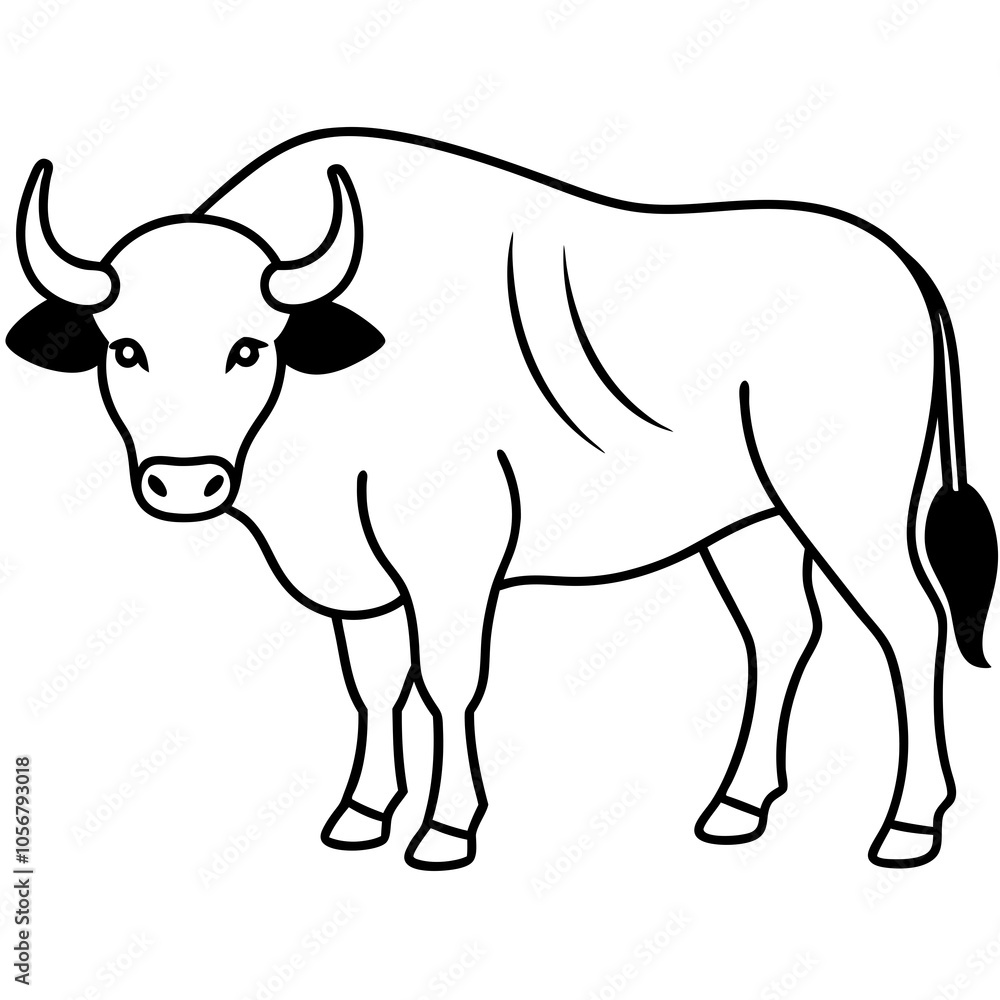 illustration of a buffalo illustration of a buffalo