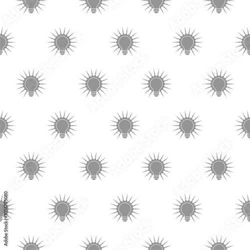 Idea seamless pattern business concept isolated on white background