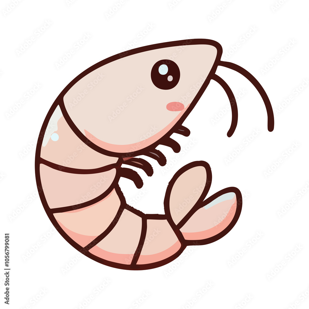 cute icon character shrimp cute icon character shrimp
