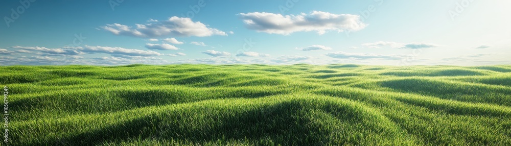 Serene Grass Field Landscape with Warm Pastel Gradient and Minimalist Horizon, Peaceful Nature Photography Serene Grass Field Landscape with Warm Pastel Gradient and Minimalist Horizon, Peaceful Nature Photography