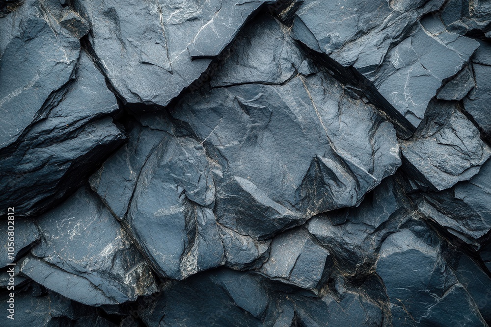 Granite surface with grey and black patterns featuring deep cracks. Rough mountain overview. Charcoal stone. Textured background ideal for artistic inspiration. Vintage. Broken Granite surface with grey and black patterns featuring deep cracks. Rough mountain overview. Charcoal stone. Textured background ideal for artistic inspiration. Vintage. Broken