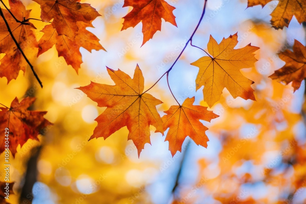Autumn foliage hues and transition in seasons Autumn foliage hues and transition in seasons