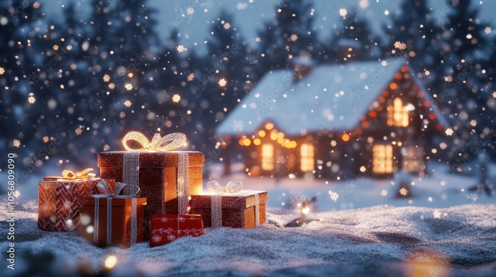 Enchanting Winter Wonderland: Festive Gifts in the Snow Enchanting Winter Wonderland: Festive Gifts in the Snow