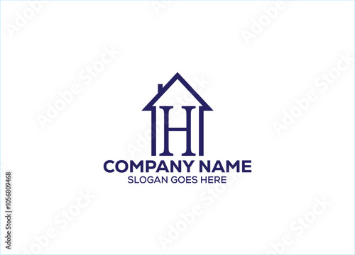 Real Estate Logo or Icon Design Vector Image Template