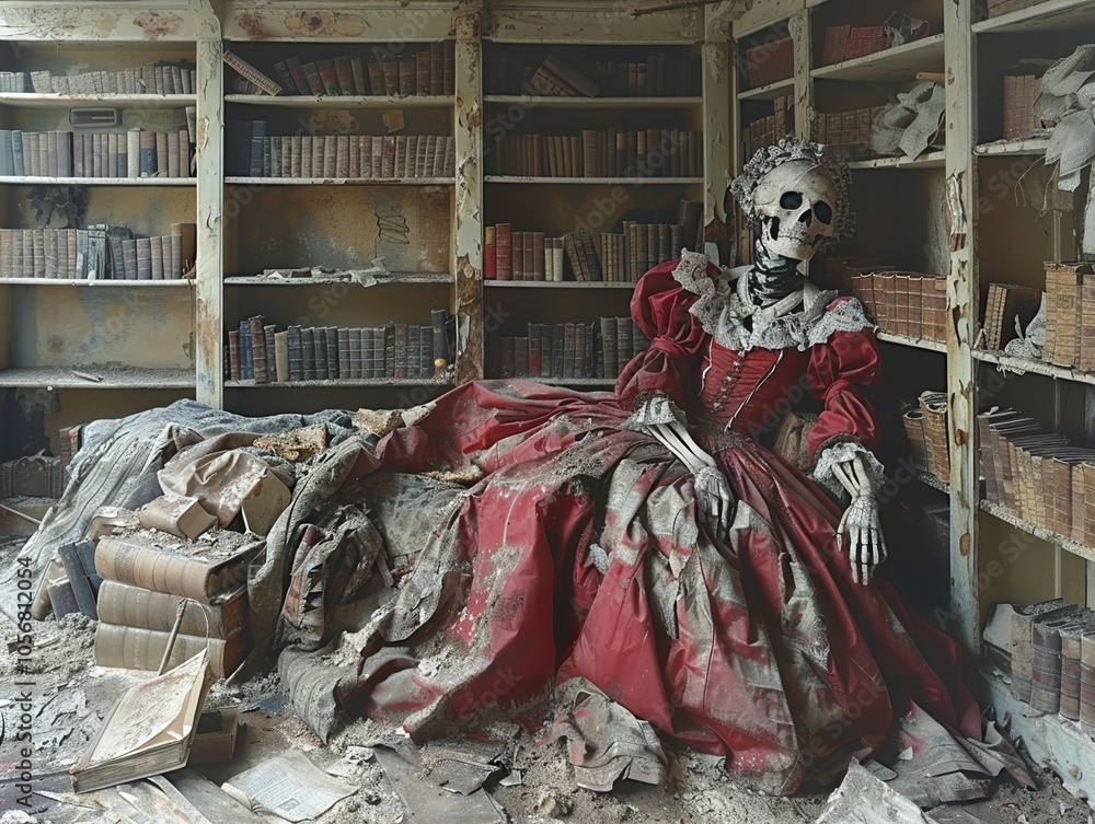 The Skeleton in the Library: A Gothic Tale of Time and Decay The Skeleton in the Library: A Gothic Tale of Time and Decay