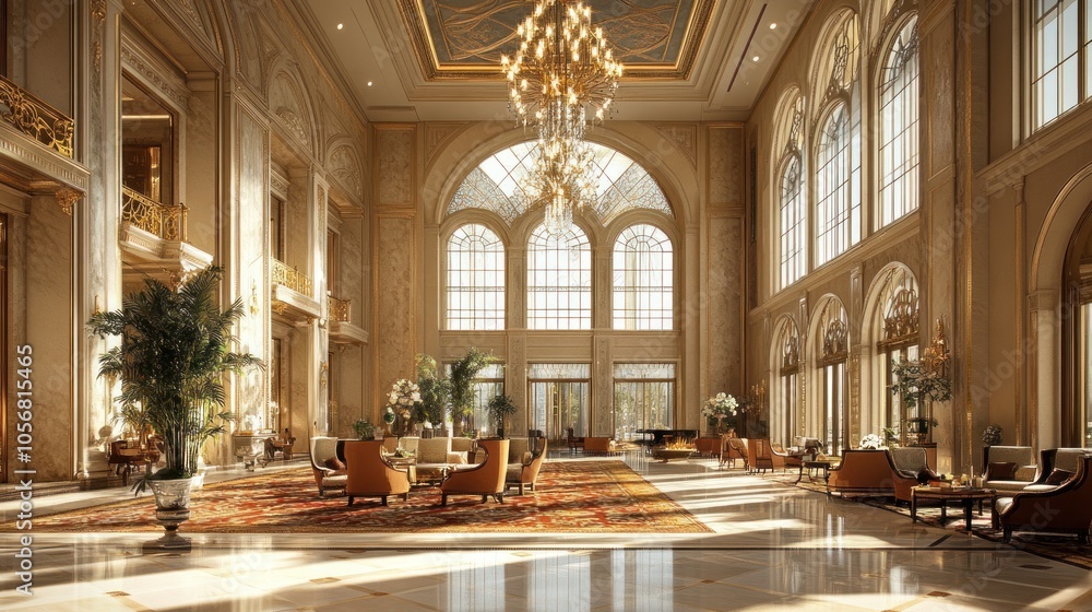 Fototapeta premium Grand Lobby Interior Design