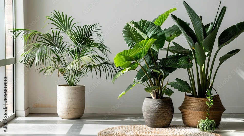 Fototapeta premium Clean and stylish plant decoration