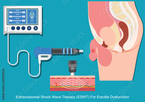 Extracorporeal Shock Wave Therapy (ESWT) For Erectile Dysfunction.