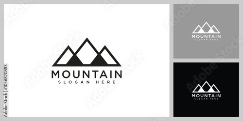 mountain logo vector design template