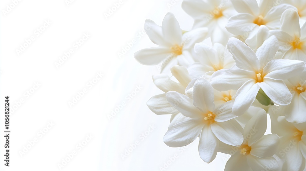 Soft white flowers arranged with ethereal beauty and gentle lighting : Generative AI Soft white flowers arranged with ethereal beauty and gentle lighting : Generative AI