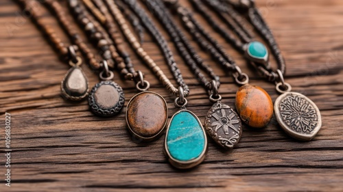 Intricate Patterns of Ornate Rustic Antique Jewelry with Weathered Charm and Timeless Elegance