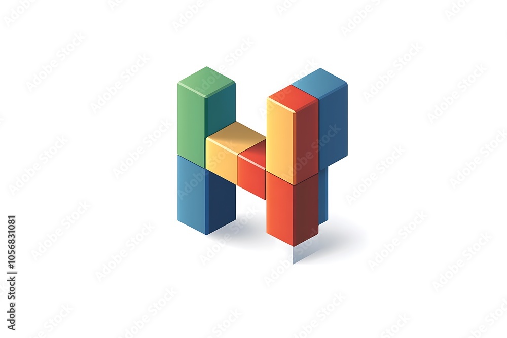 Logical thinking and problem solving creative business solution concept, wooden puzzle geometric shape block shape. Logical thinking and problem solving creative business solution concept, wooden puzzle geometric shape block shape.