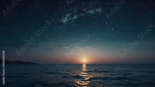 Fototapeta Naklejka Na Ścianę i Meble -  sunset over the sea