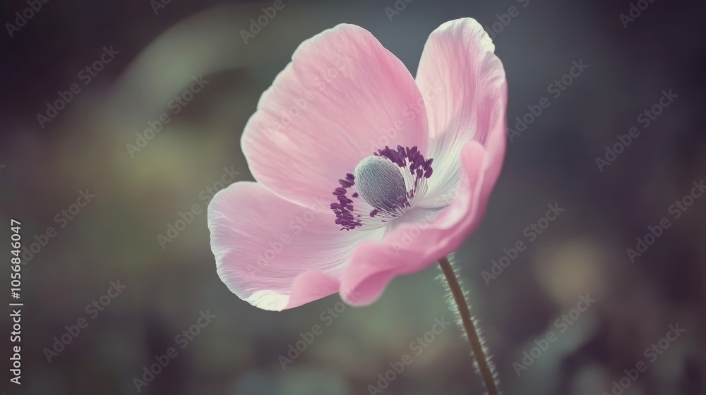 Dreamy pink flower with artistic blur, soft romance, textures, and backgrounds for design inspiration Dreamy pink flower with artistic blur, soft romance, textures, and backgrounds for design inspiration