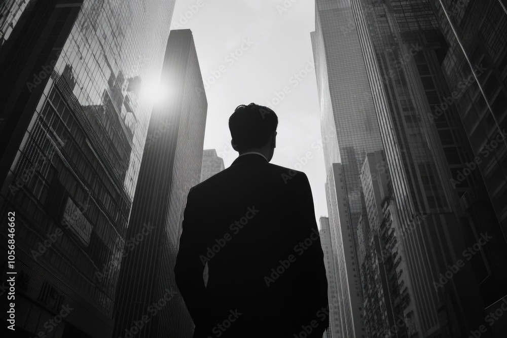 Fototapeta premium Urban Businessman