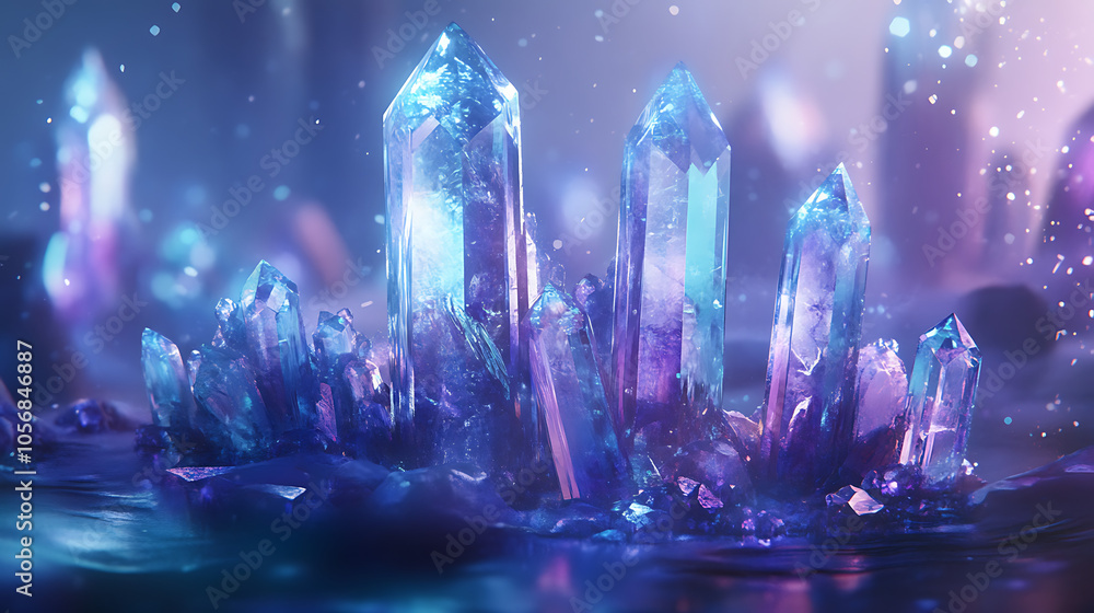 Mystical crystal formation Mystical crystal formation