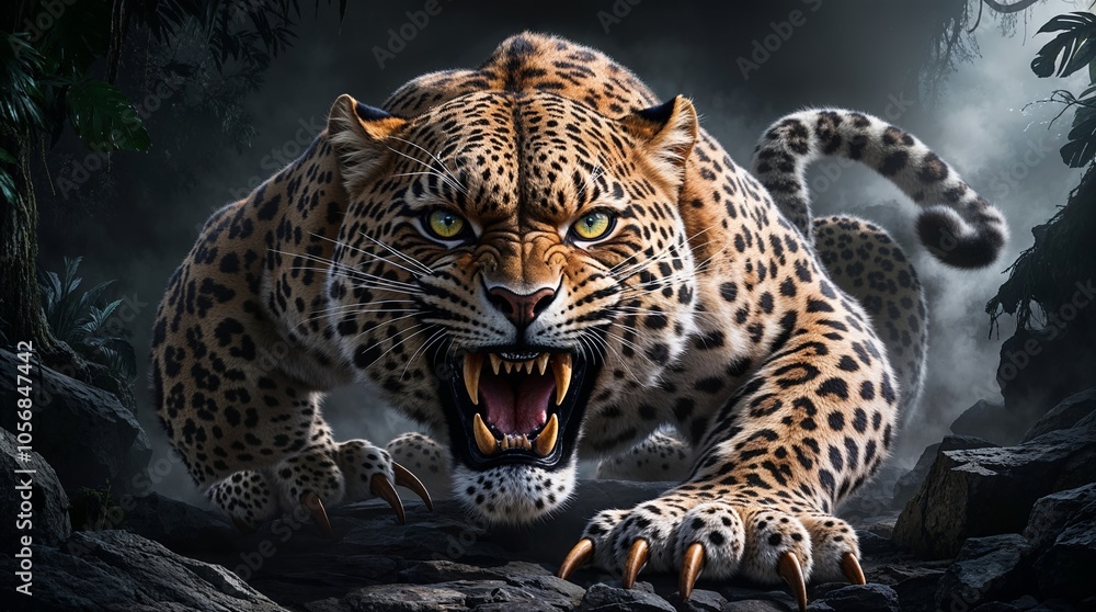 portrait of a leopard portrait of a leopard