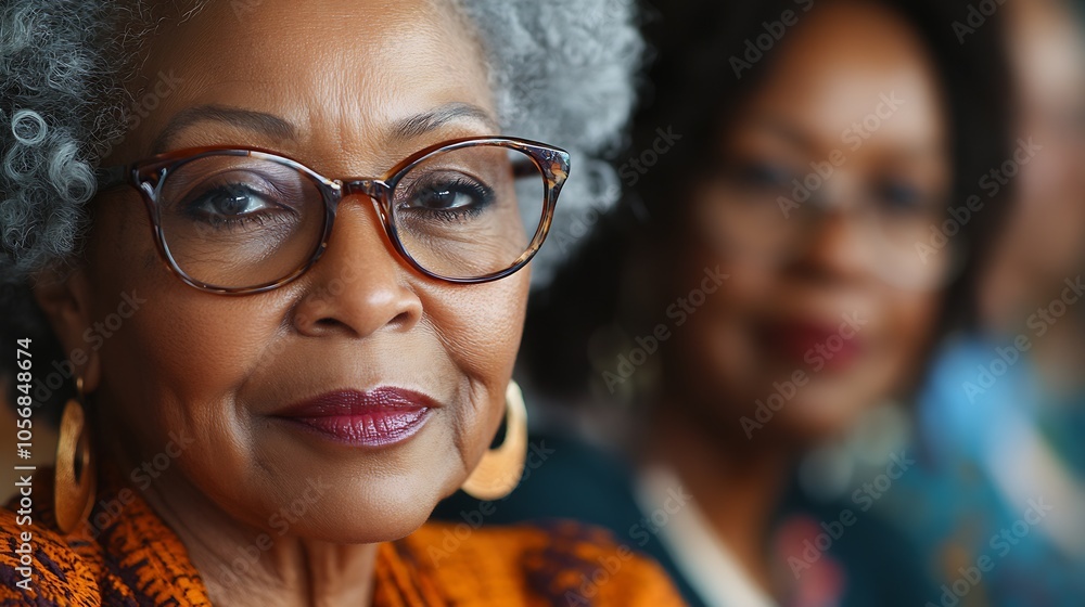 Elegant senior woman in vibrant attire with focus on beauty and confidence : Generative AI Elegant senior woman in vibrant attire with focus on beauty and confidence : Generative AI