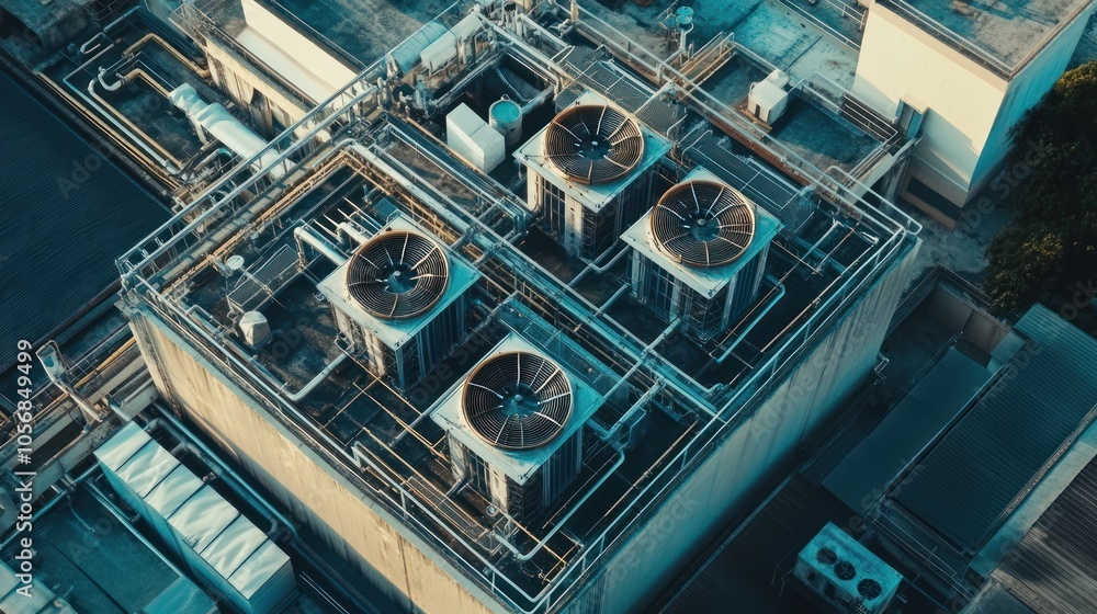 Industrial Building Rooftop