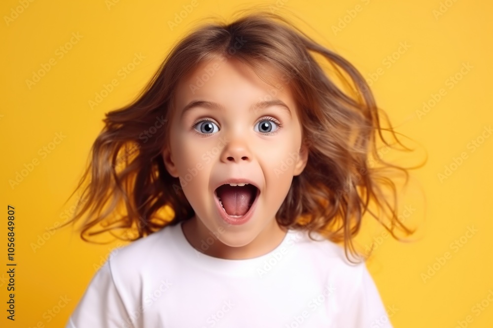 Little Girl's Joyful Expression Little Girl's Joyful Expression
