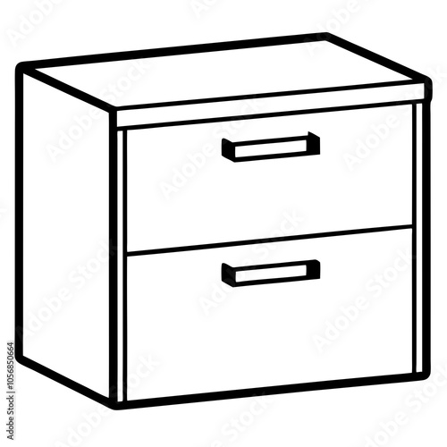 illustration of a cabinet