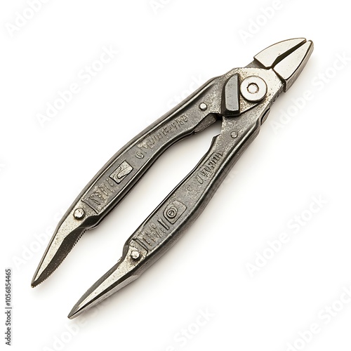 A pair of pliers on a white background.