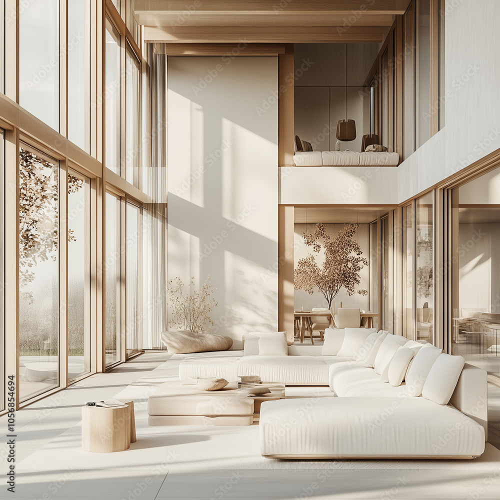 Photo inspiration: Gallery Detail: A House With Loft Design Modern Interior Design Of A