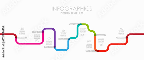 Infographic design template with place for your data. Vector illustration.