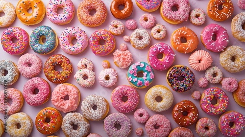 A Colorful Assortment of Donuts