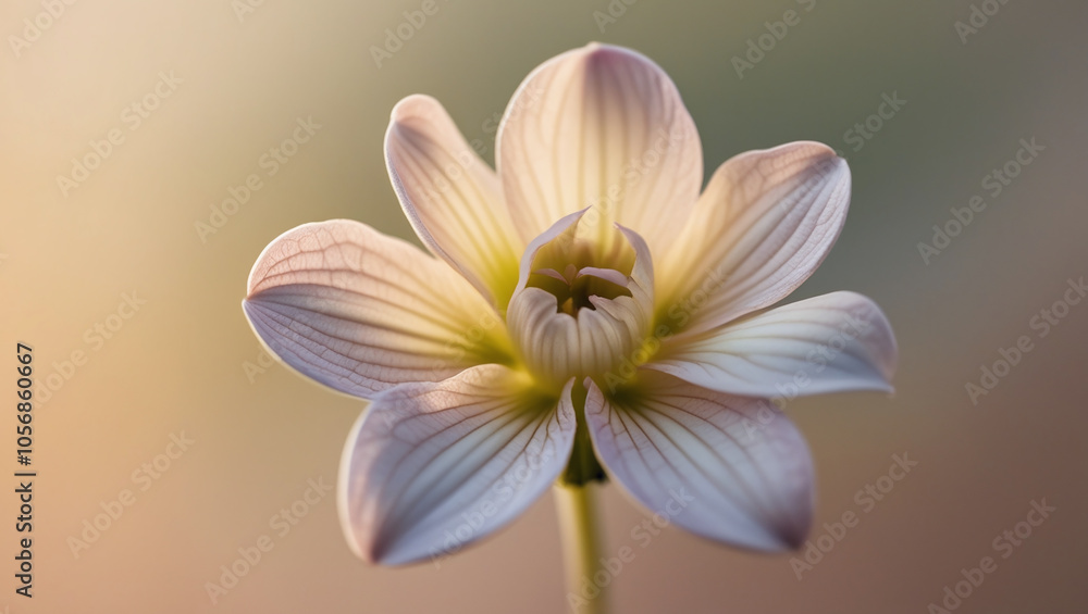 Macro Close-up of a Beautiful Pink Flower Minimalistic Background Macro Close-up of a Beautiful Pink Flower Minimalistic Background
