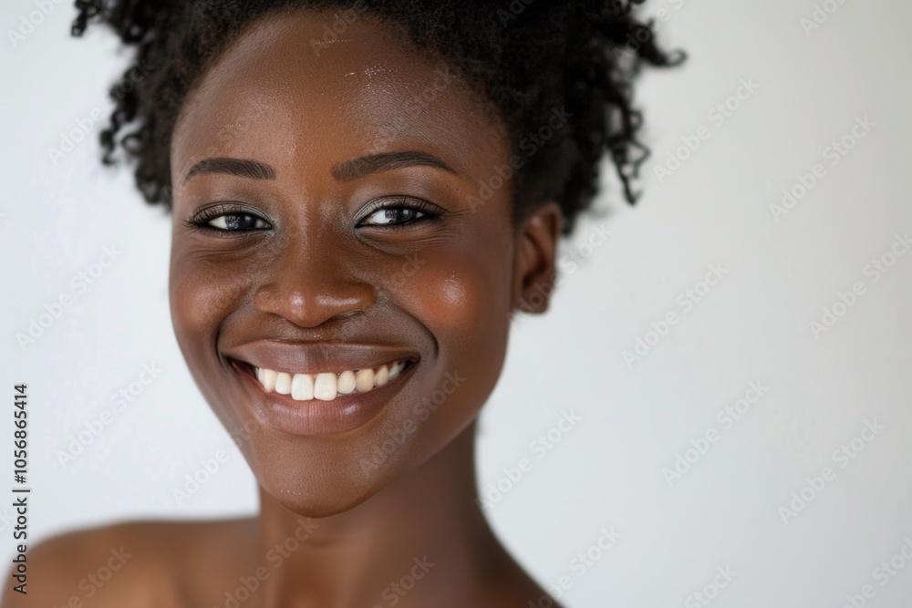 A person with a big smile, ideal for using in ads, social media posts or personal projects A person with a big smile, ideal for using in ads, social media posts or personal projects