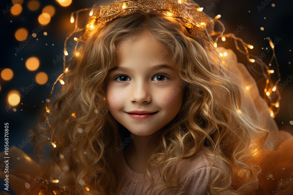 Generative AI happy child decorated christmas tree christmas gifts festive indoor living room magic Generative AI happy child decorated christmas tree christmas gifts festive indoor living room magic