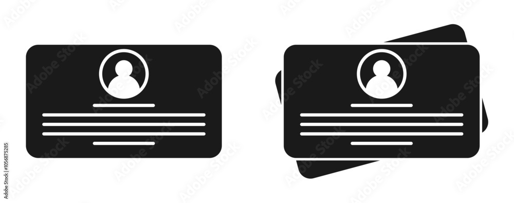 business card icon business card icon