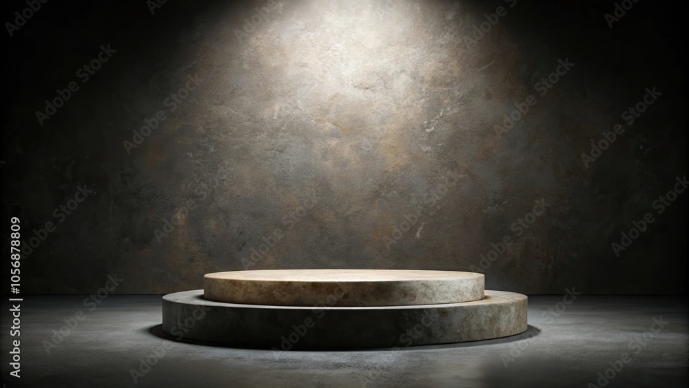 Empty stone podium for product display on dark background, stone, podium, empty, display, product, dark, background, Empty stone podium for product display on dark background, stone, podium, empty, display, product, dark, background,